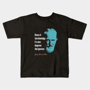 George Bernard Shaw Quote. Kids T-Shirt